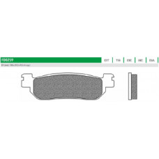 FD0259TS Тормозные колодки дисковые мото ROAD TOURING SINTERED (FDB2083) NEWFREN
