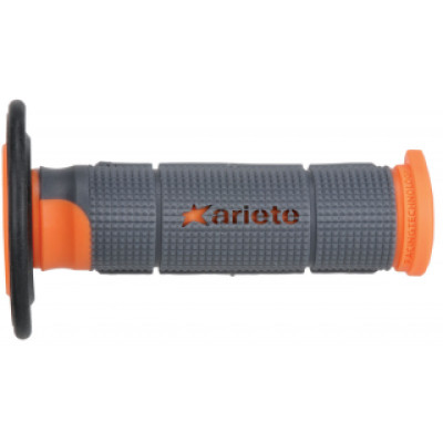 02614-GRAR грипсы 2шт PAIR TRINITY GRIPS GREY-ORANGE-BLACK Ariete