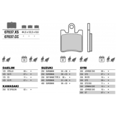 07037 колодки тормозные МОТО(FDB2085)