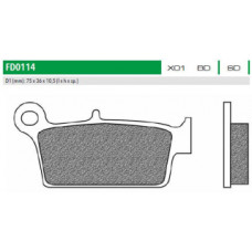 FD0114SD Тормозные колодки для HONDA, KAWASAKI,  SUZUKI, YAMAHA (FDB539SG) NEWFREN