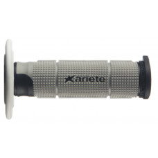 02614-GRNB грипсы 2шт PAIR TRINITY GRIPS GREY-BLACK-WHITE Ariete