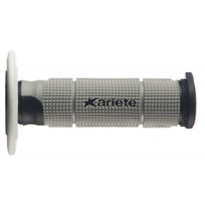 02614-GRNB грипсы 2шт PAIR TRINITY GRIPS GREY-BLACK-WHITE Ariete