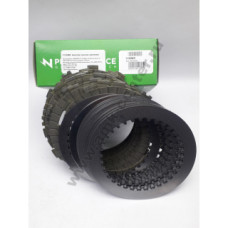 F1339SR Комплект дисков сцепления мото (фрикционные + металлические) (FCS1321/3) NEWFREN