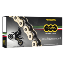 420RH2-120 Цепь для мотоцикла 420 / 120 звен. (124RH2/00D), REGINA CROSS-SUPERMOTARD