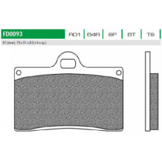 FD0093TS Тормозные колодки для APRILIA, DUCATI, YAMAHA, CAGIVA, KTM NEWFREN
