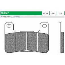 FD0362SP Тормозные колодки дисковые мото ROAD TTPRO SINTERED (FDB2178) NEWFREN