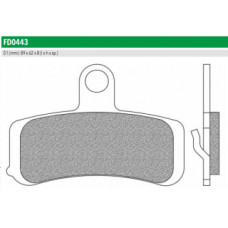 FD0443SH Тормозные колодки дисковые мото ROAD HD SINTER (FDB2250ST) NEWFREN