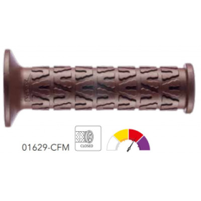 01629-CFM грипсы 2шт PAIR OF GRIPS ROAD VEGA 85-BROWN Ariete