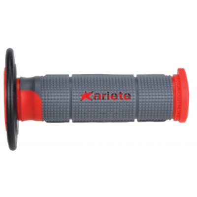 02614-GRRN грипсы 2шт PAIR TRINITY GRIPS GREY-RED-BLACK Ariete