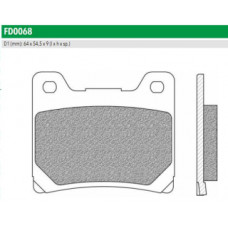 FD0068TS Тормозные колодки для YAMAHA FJ, FZ, FZR FZX, RD, YAMAHA  YMX, XJ, XZF (FDB337P) NEWFREN
