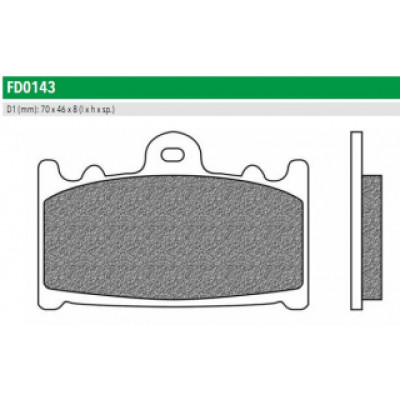 FD0143BT Тормозные колодки для KAWASAKI, SUZUKI (FDB574P) NEWFREN