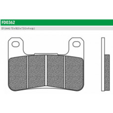 FD0362TS Тормозные колодки дисковые мото ROAD TOURING SINTERED (FDB2178ST) NEWFREN
