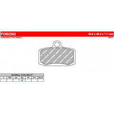 FDB2262SG Тормозные колодки дисковые MOTO, блистер 2 шт