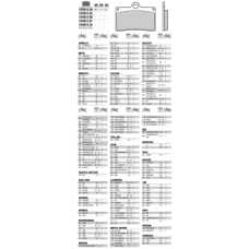 07BB15SA колодки тормозные МОТО