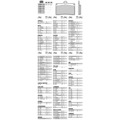 07BB15SA колодки тормозные МОТО