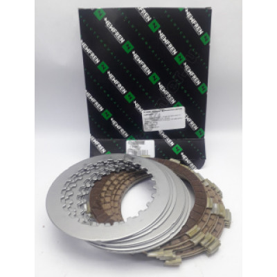F1343AC Комплект дисков сцепления мото (фрикционные + металлические) (FCS0109/2) NEWFREN