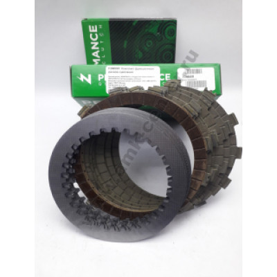 F2885SR Комплект дисков сцепления мото (фрикционные + металлические) (FCS1234/3) NEWFREN