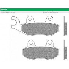 FD0122BT Тормозные колодки для HONDA, HYOSUNG, KAWASAKI, SUZUKI, TRIUMPH, YAMAHA (FDB497) NEWFREN