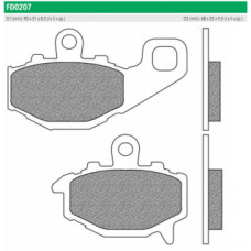 FD0207BT Тормозные колодки дисковые мото ROAD TOURING ORGANIC (FDB2012P) NEWFREN