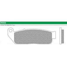 FD0526SH Тормозные колодки дисковые мото ROAD HD SINTER () NEWFREN