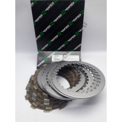 F1515AC Комплект дисков сцепления мото (фрикционные + металлические) (FCS0711/2) NEWFREN