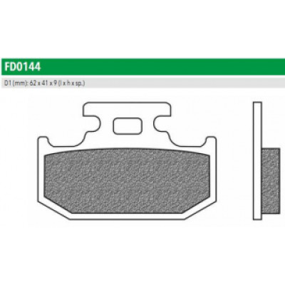 FD0144BD Тормозные колодки для KAWASAKI, SUZUKI, YAMAHA (FDB659SG) NEWFREN