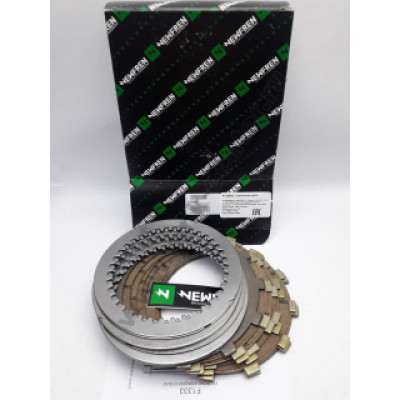 F1333AC Комплект дисков сцепления мото (фрикционные + металлические) () NEWFREN
