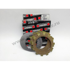 FCS0728/2 комплект дисков сцепления мото (фрикционные + металлические)