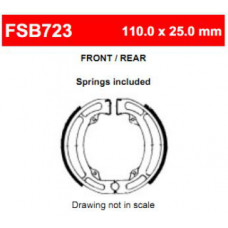 FSB723 Тормозные колодки барабанные MOTO, коробка 2 шт