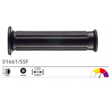 01661/SSF грипсы 2шт ROAD GRIPS HONDA BLACK SOFT OPEN L.120mm