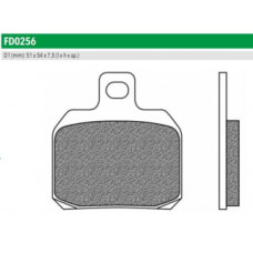 FD0256BT Тормозные колодки дисковые мото ROAD TOURING ORGANIC (FDB2074P) NEWFREN