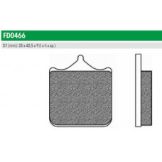 FD0466SP Тормозные колодки дисковые мото ROAD TTPRO SINTERED (FDB2255ST) NEWFREN