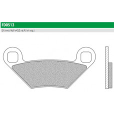 FD0513SV Тормозные колодки дисковые мото OFF ROAD ATV SINTER (FDB2276SG) NEWFREN