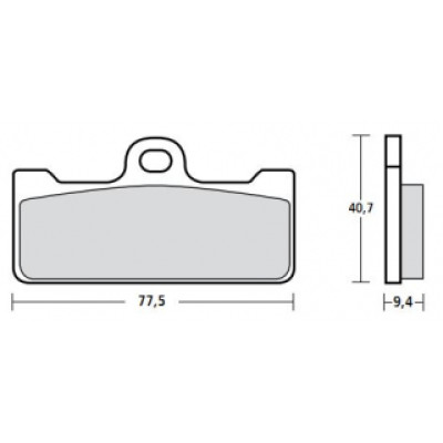 107A48602 M029Z04 Тормозные колодки Brembo Racing (FDB2007, FDB2123)