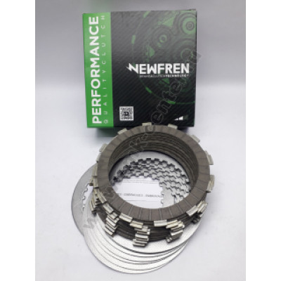 F1907SR Комплект дисков сцепления мото (фрикционные + металлические) (FCS0379/3) NEWFREN