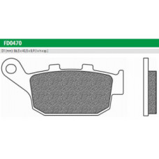 FD0470TS Тормозные колодки дисковые мото ROAD TOURING SINTERED (FDB2258ST) NEWFREN