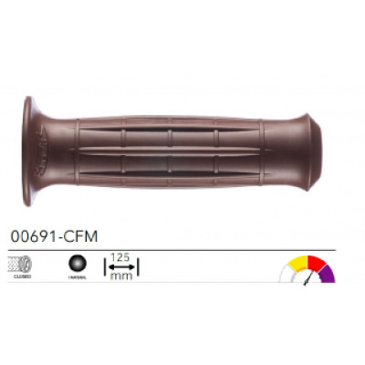 00691-CFM грипсы 2шт HERITAGE GRIPS ROAD BROWN