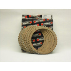 FCD0701 к-кт фрикционный дисков сталь/синтетика, 7шт, 48 зубов для мото Ducati