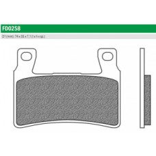 FD0258TS Тормозные колодки дисковые мото ROAD TOURING SINTERED (FDB2114ST FDB2079) NEWFREN