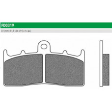 FD0319TS Тормозные колодки дисковые мото ROAD TOURING SINTERED (FDB2124ST) NEWFREN