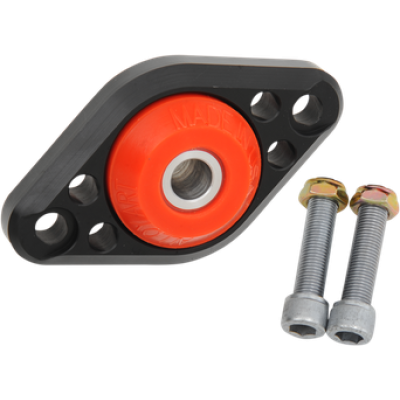 0933-0107, ALLOY ART, ISOLATOR, FRONT ENGINE MOUNT 84-08 FLT FXR Black ALU Base / polyurethane isolator | alt partnumbers: 16207-79 BCD GTMM-2