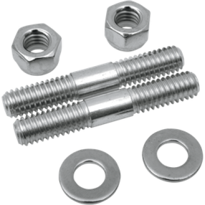 8826-6, Colony Machine, FORK SLIDER BOTTOM CAP STUD, NUT AND WASHER KIT Chrome plated hardware fits lower leg cap Showa & Ka | alt partnumbers: 45998-73 6702 7041+7748W