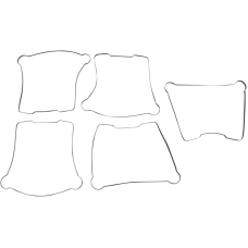 JGI-17633-08-A, Cometic Gaskets, GASKET, ROCKER COVER '08-13 XR1200 | alt partnumbers: 17633-08