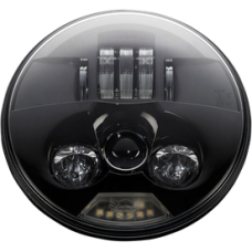 2001-1747, CUSTOM DYNAMICS, PROBEAM 7" HEADLIGHT H-D BLACK | alt partnumbers: PB-7-B