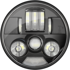 2001-1826, CUSTOM DYNAMICS, PROBEAM 7" HEADLIGHT INDIAN BLACK | alt partnumbers: PB-7-IND-B