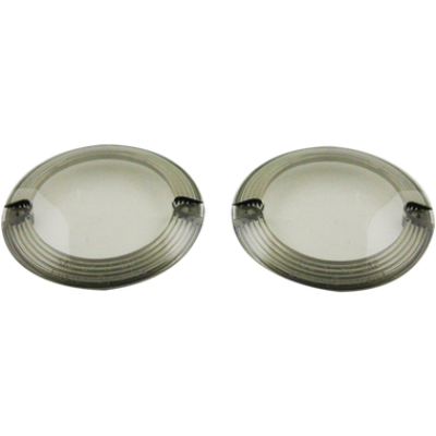 2020-1607, CUSTOM DYNAMICS, LENSES FLAT STYLE TURN SIGNAL FOR HARLEY-DAVIDSON® SMOKE PROBEAM® | alt partnumbers: PB-F-LENS-SMOKE