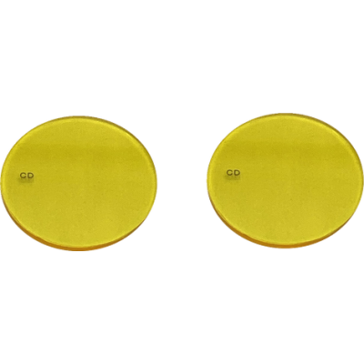 2040-2979, CUSTOM DYNAMICS, ProBEAM® Fog Lamp Yellow Replacement Lens | alt partnumbers: PB-FOG-LENS-Y