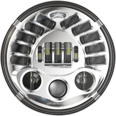 2001-1774, J.W. SPEAKER, HEADLIGHT 8790 ADAPTIVE GEN2 7" CHROME | alt partnumbers: 0555031