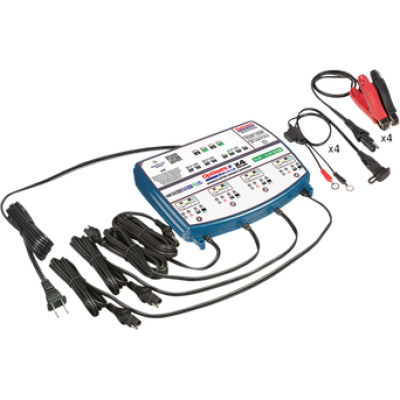 3807-0574, TECMATE, OptiMate™ 2 Duo Bronze Series Battery Charger/Maintainer - 4-Bank | alt partnumbers: TM-575