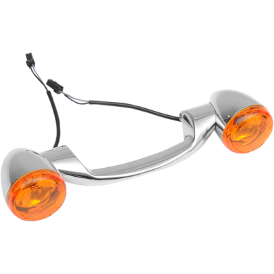 2020-0593, DRAG SPECIALTIES, Bullet Rear Light Bar - MODELS WITH CENTRAL STOP - Chrome